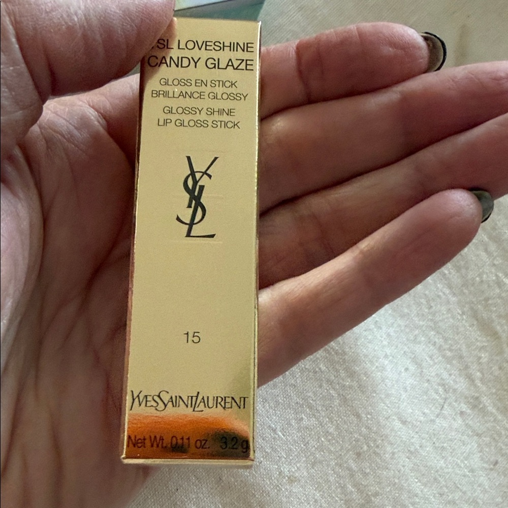 Yves Saint Laurent Love Shine Candy Glaze Lip Gloss - Gold